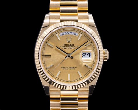 rolex day date yellow gold celebs|rolex day date 128238.